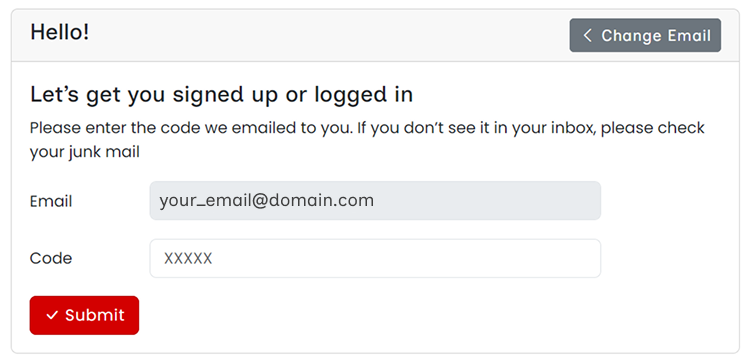 Login Step 2 Screenshot